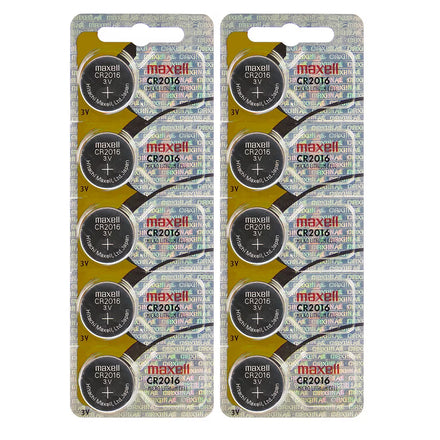 Pila de Litio Maxell CR2016 3V - Blister x5 Unidades
