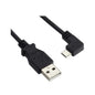 Cable USB-A a Micro USB NOGA 2 metros Conector 90°
