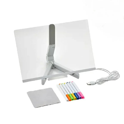 Pizarra LED Luminosa 20x30cm con Marcadores - Mensajes que Brillan