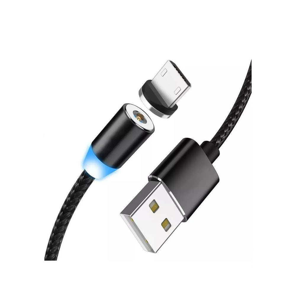 Cable USB Imantado TIME Micro USB + USB-C Reforzado