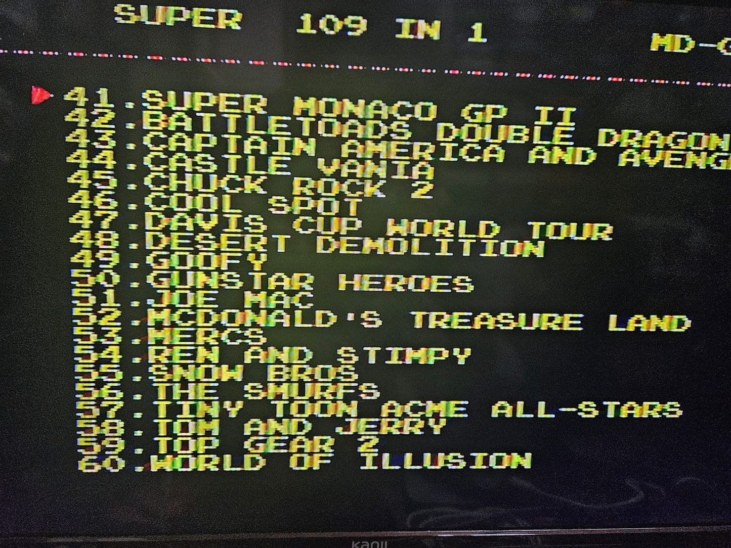 Cartucho Sega 109 Juegos en 1 APEVTECH – Sin Repetir, Compatible Mega Drive