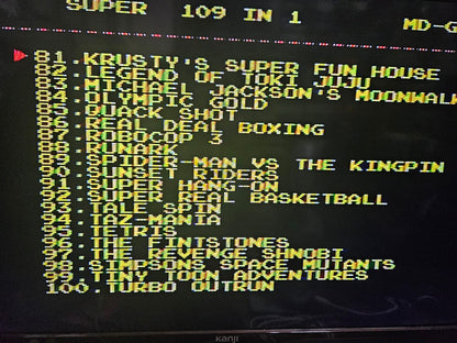 Cartucho Sega 109 Juegos en 1 APEVTECH – Sin Repetir, Compatible Mega Drive