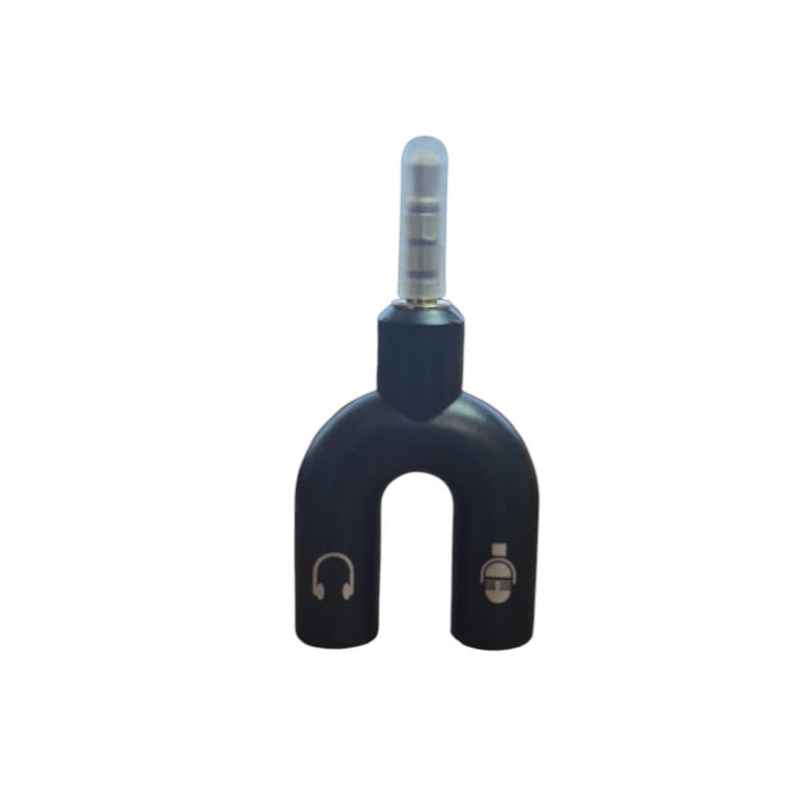 Adaptador Splitter 3.5mm - Audio y Micrófono en 1 Conector