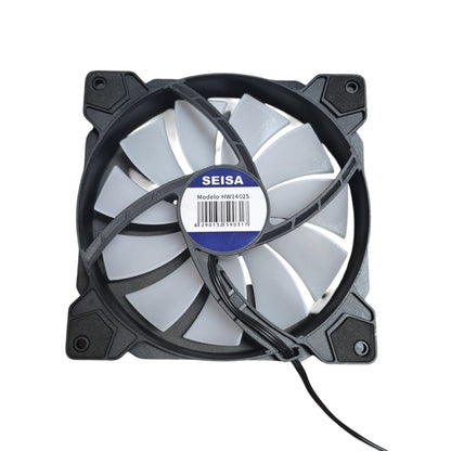 Cooler 140mm RGB SEISA – Ventilador PC Iluminación Multicolor
