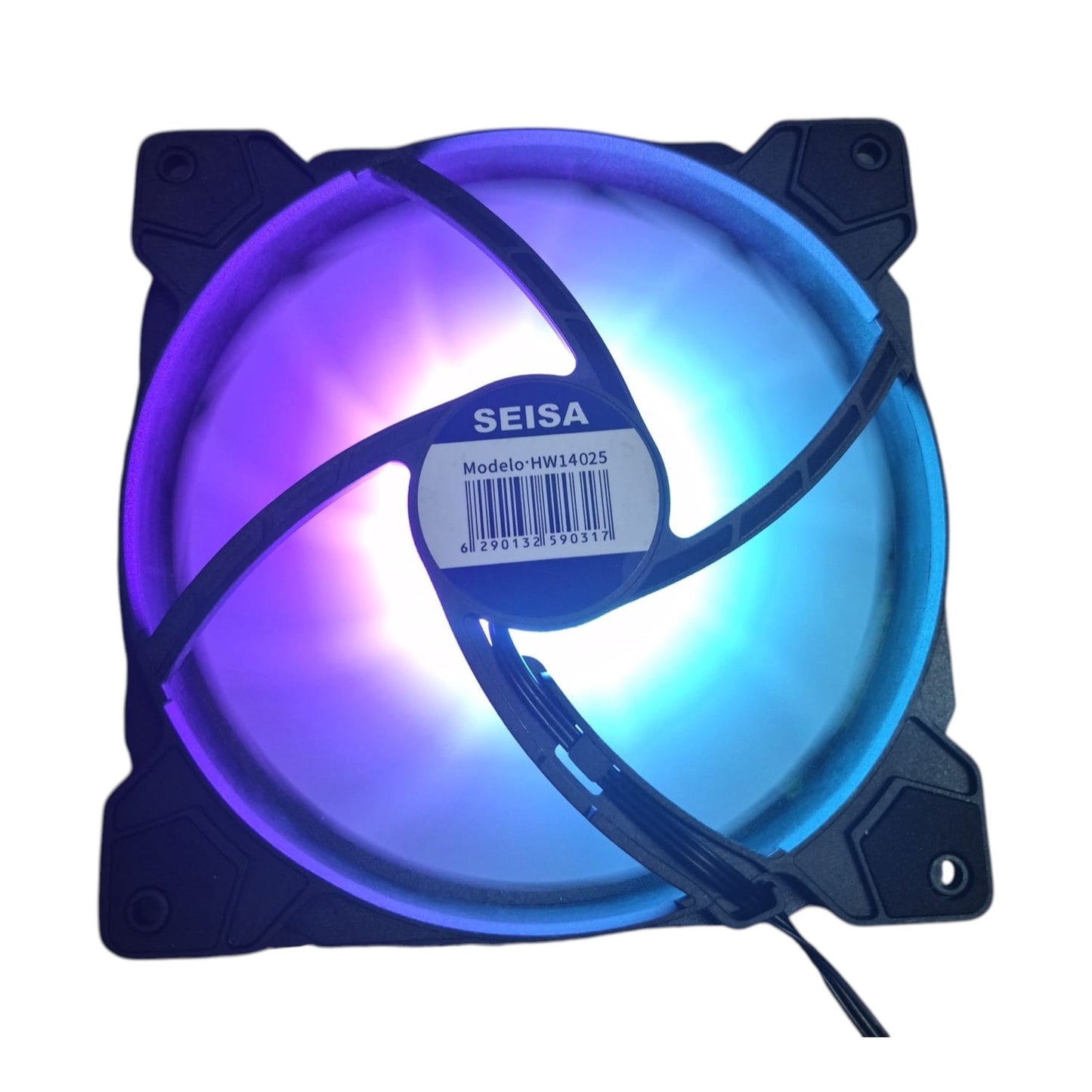 Cooler 140mm RGB SEISA – Ventilador PC Iluminación Multicolor