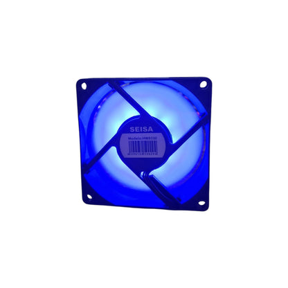 Cooler Fan Seisa HW8010 80x80mm RGB - Ventilador para PC con Iluminación