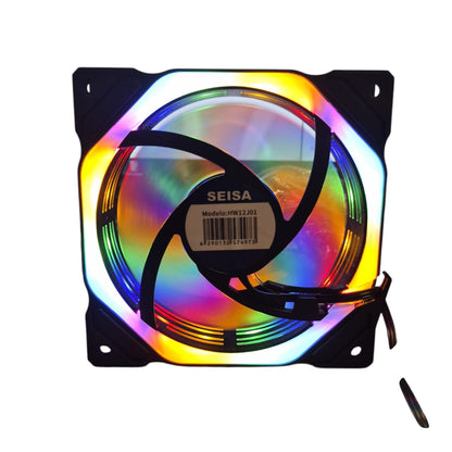 Cooler 120mm RGB SEISA – Ventilador PC Iluminación Multicolor