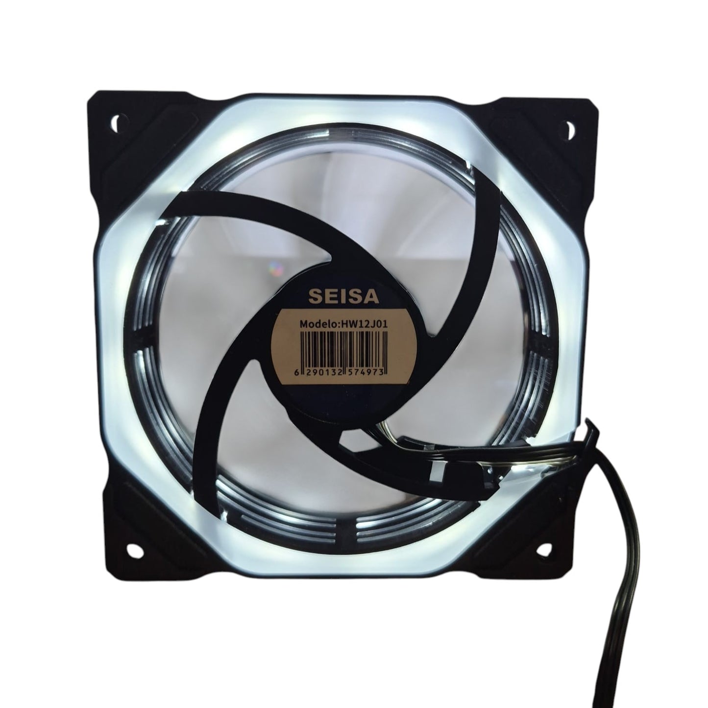 Cooler 120mm RGB SEISA – Ventilador PC Iluminación Multicolor