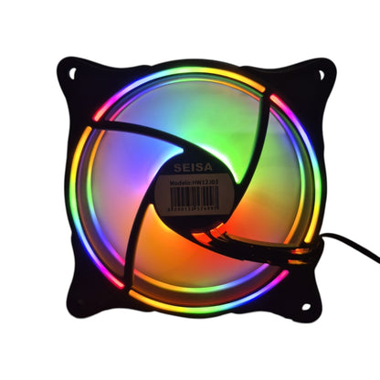 Cooler 120mm RGB SEISA – Ventilador PC Iluminación Multicolor (Copia)