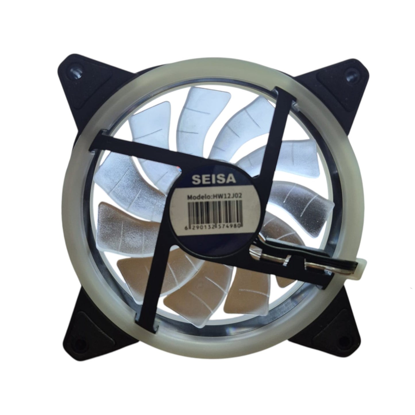 Cooler 120mm RGB SEISA – Ventilador PC con Luz Multicolor