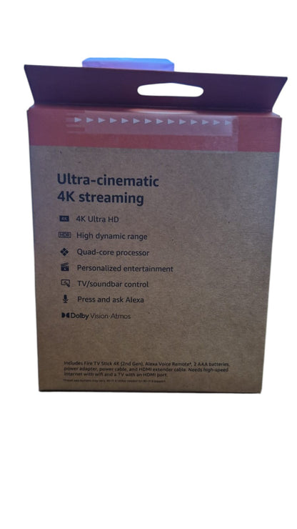 Amazon Fire TV Stick 4K (2024) – Streaming en Ultra HD con Alexa