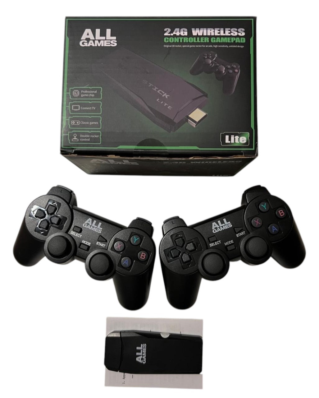 Consola GameStick M8 – Multijuegos Retro Inalámbrica para TV