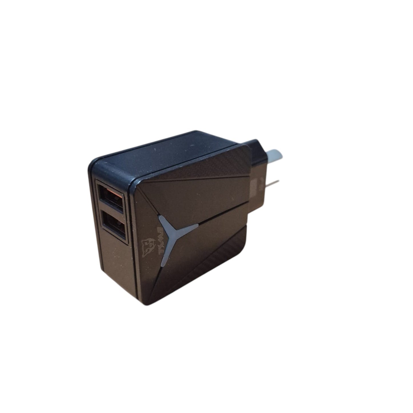 Cargador TIME USB-C 3.1A + 2 Puertos USB – con Cable Desmontable
