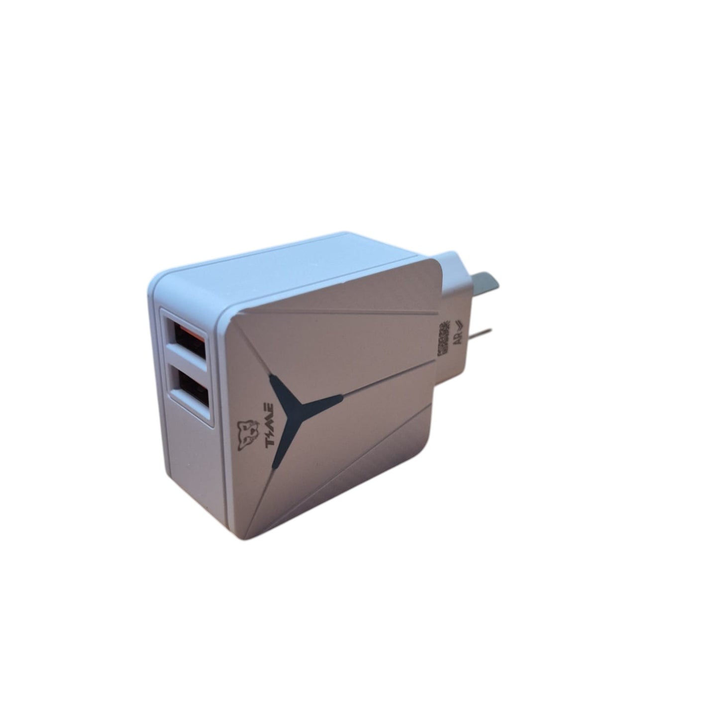 Cargador TIME USB-C 3.1A + 2 Puertos USB – con Cable Desmontable