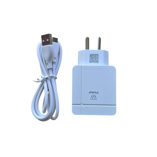 Cargador Micro USB TIME 3.1A – con Cable Desmontable