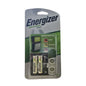 Cargador de Pilas ENERGIZER – 4 Ranuras + 2 Pilas AA Recargables Incluidas