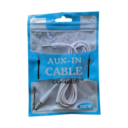 Cable Auxiliar 3.5mm con Manos Libres TIME – Colores