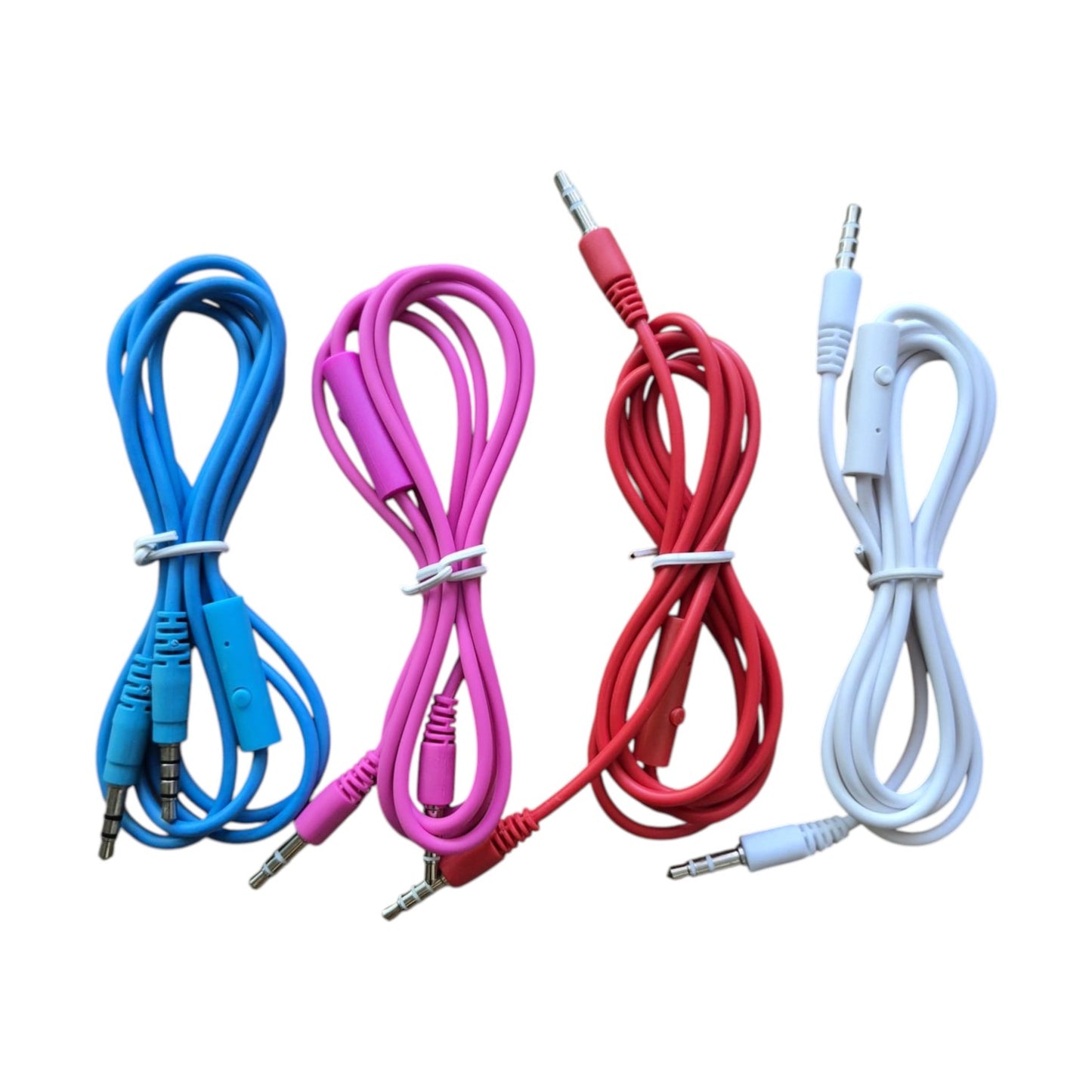 Cable Auxiliar 3.5mm con Manos Libres TIME – Colores