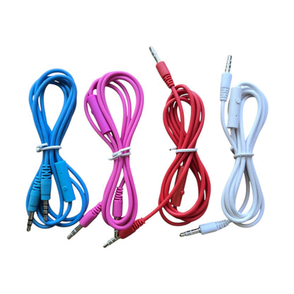 Cable Auxiliar 3.5mm con Manos Libres TIME – Colores