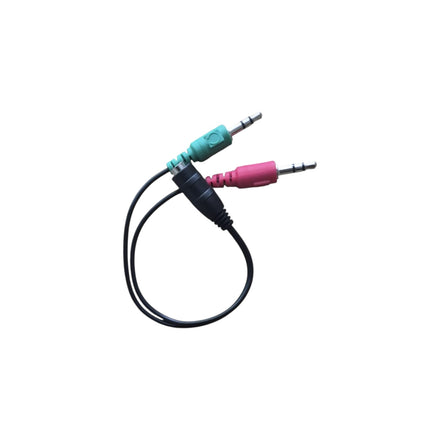 Adaptador Splitter 3.5mm Hembra a 2x 3.5mm Macho NOGA – PS4 a PC