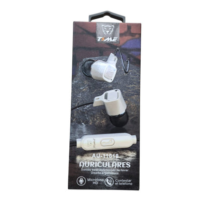 Auriculares Intrauditivos Time con Manos Libres — En Caja