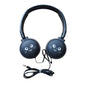 Auriculares Vincha Diseño Gatito Time con Manos Libres — Negro, Blanco y Celeste