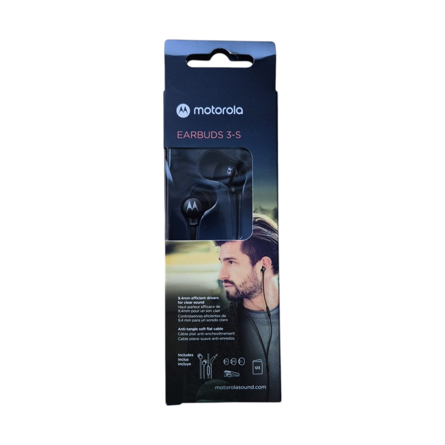 Auriculares Motorola Earbuds 3-S – Manos Libres con Cable