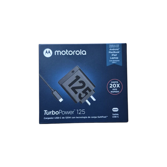 Cargador Motorola Original 125w tipo c Turbo Power