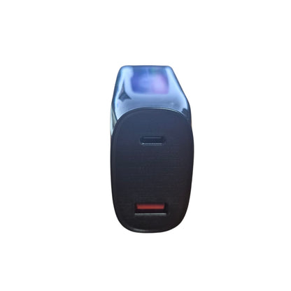 Cargador Time 65W Ultra Rápido USB-C + USB-A con Cable USB-C a USB-C