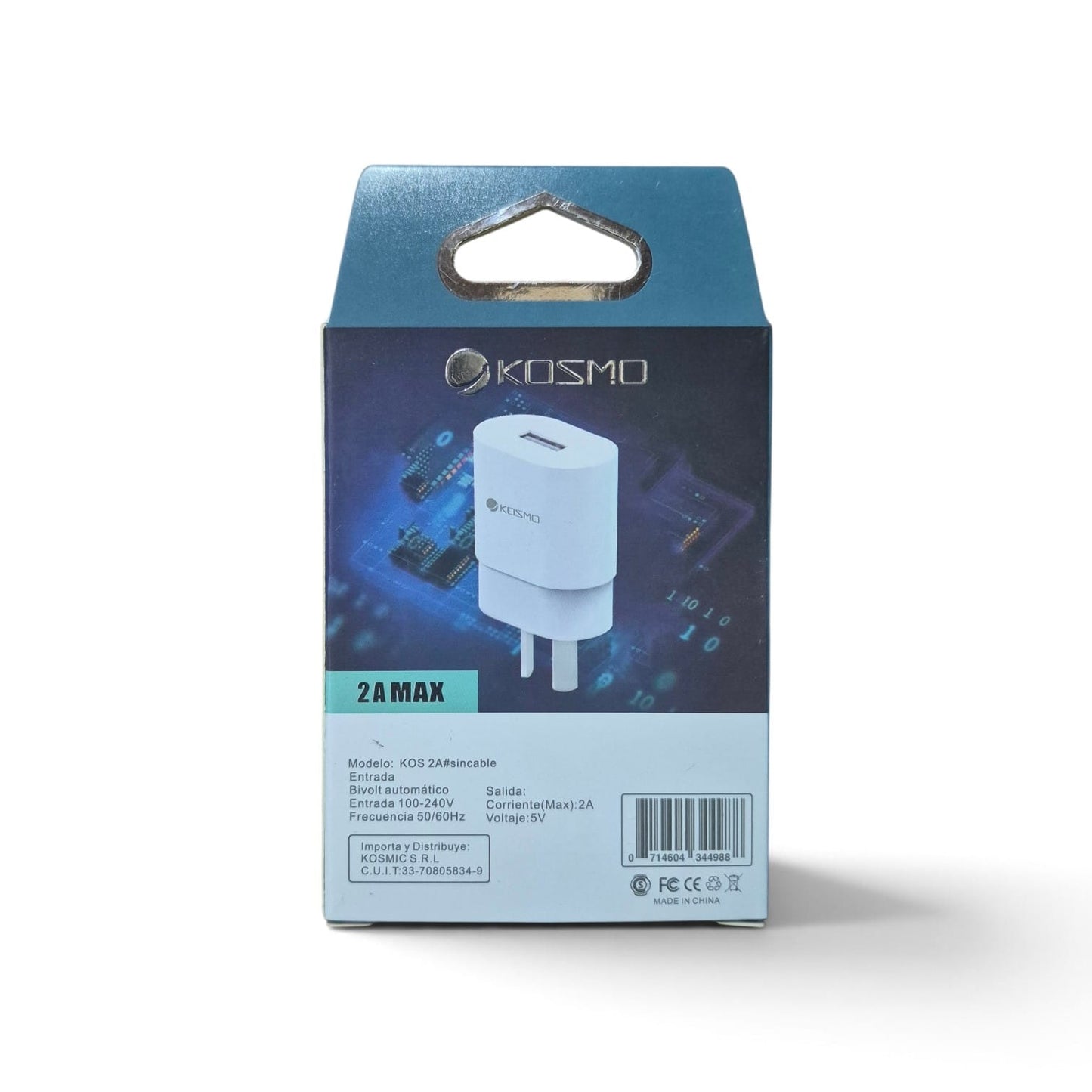 Cargador Kosmo 2A Solo Módulo (Sin Cable)