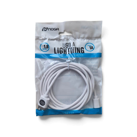 Cable USB-A a Lightning NOGA 1,80 m | iPhone, iPad y iPod