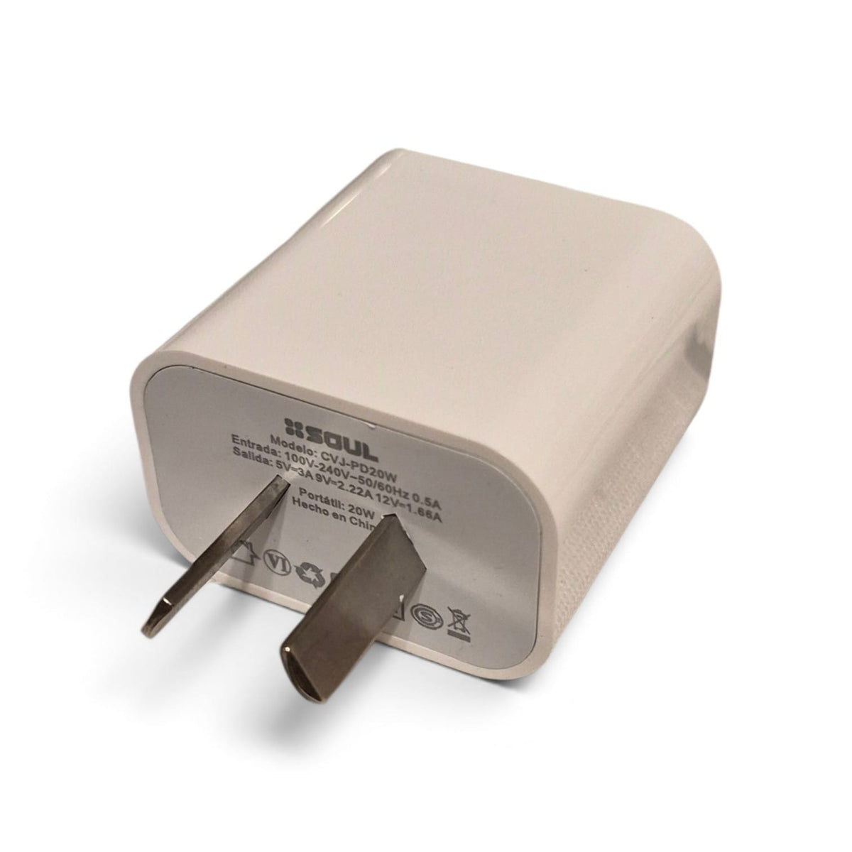 Cargador SOUL 20W con Salida USB-C