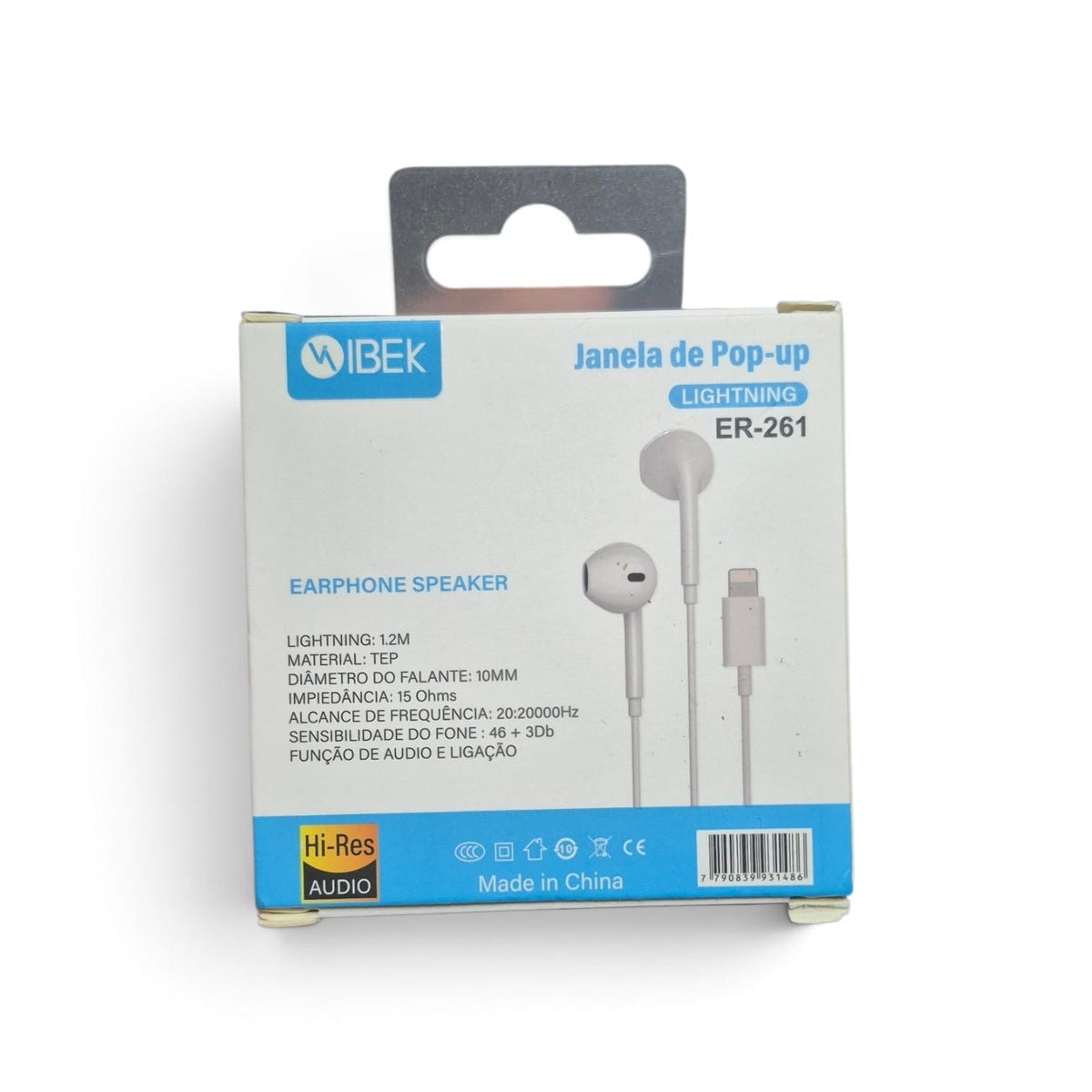 Auriculares IBEK con conector Lightning