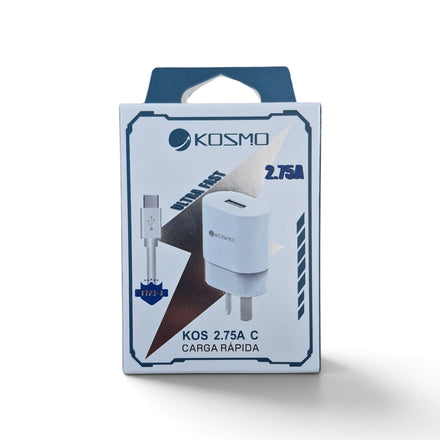 Cargador Kosmo 2.75A Tipo C con cable desmontable