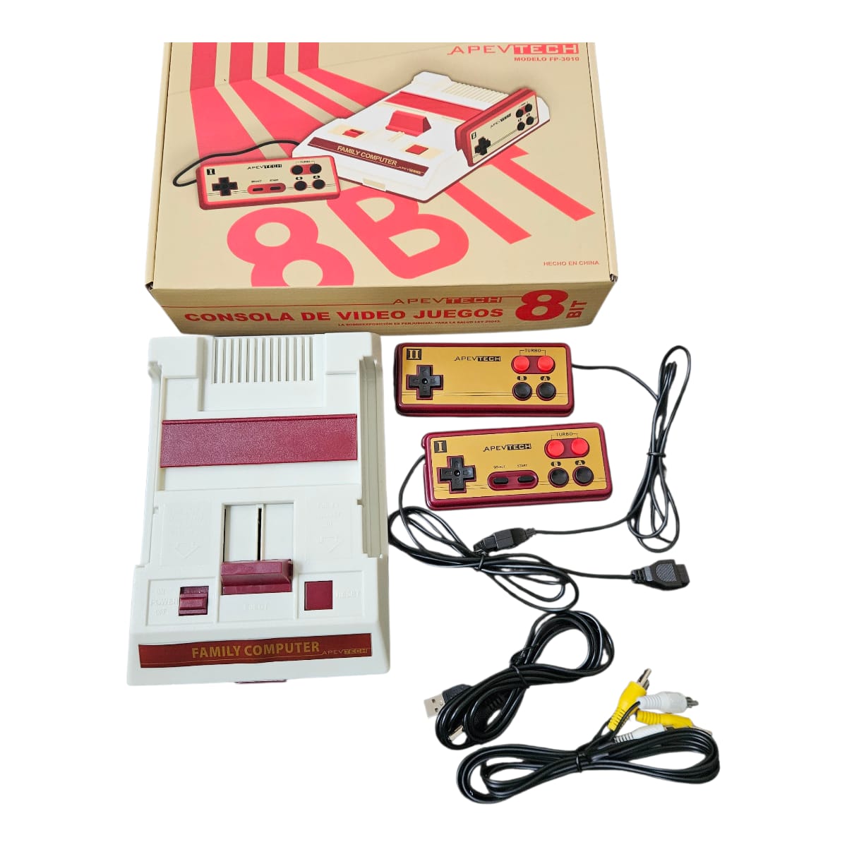 Consola Retro Family APEVTECH – Juegos Clásicos Incorporados