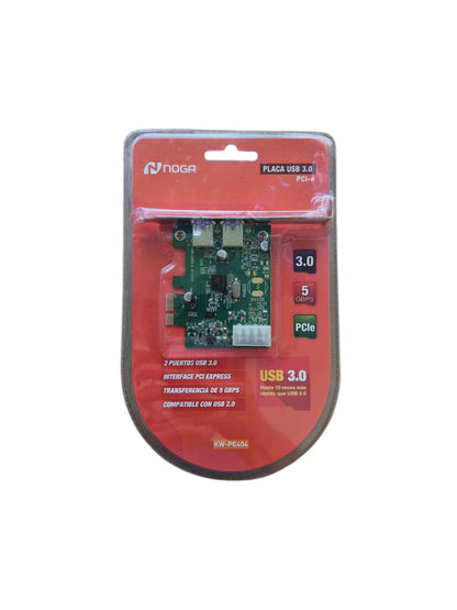 Placa de Expansión PCI-E con 2 Puertos USB 3.0 KW-PE404