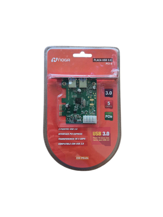 Placa de Expansión PCI-E con 2 Puertos USB 3.0 KW-PE404
