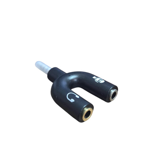 Adaptador Splitter 3.5mm - Audio y Micrófono en 1 Conector
