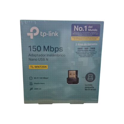 Adaptador WiFi USB Nano TP-Link TL-WN725N 150 Mbps