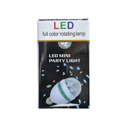 Lámpara LED Giratoria Multicolor – Conexión E27 – Giro Automático