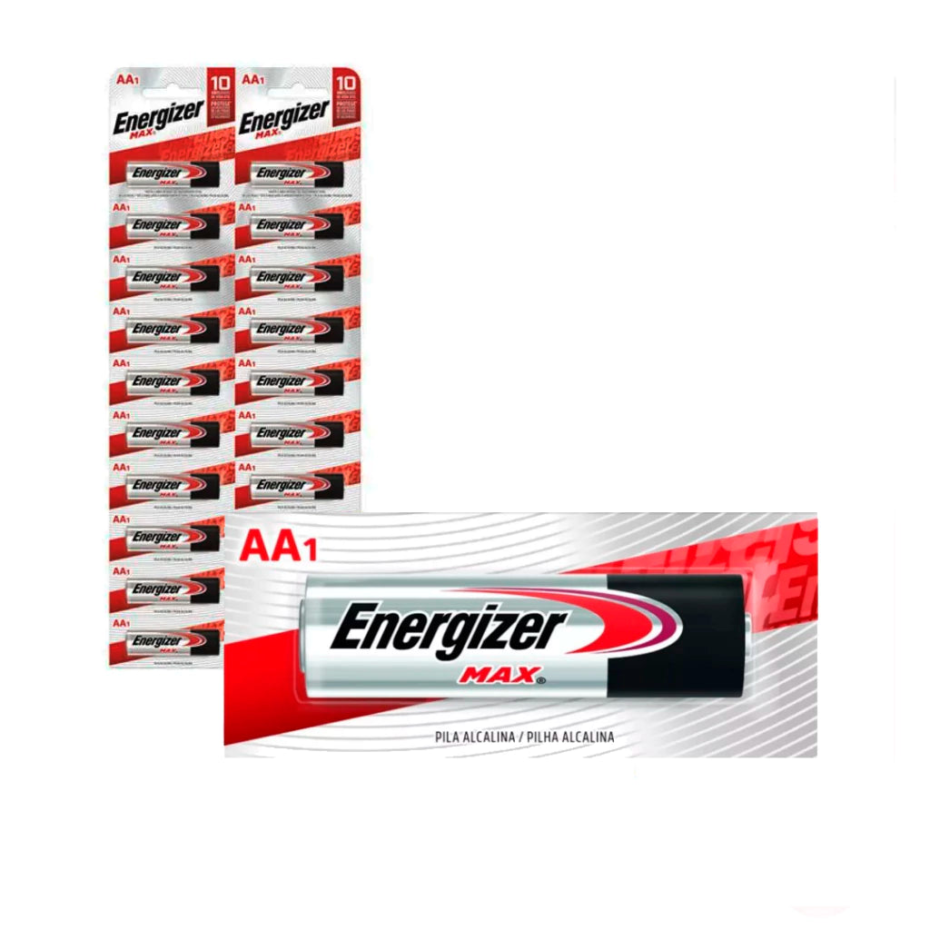 Pilas Energizer AA Alcalinas - Tira x10 Unidades