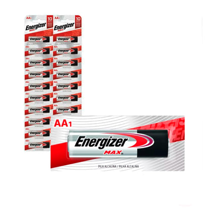 Pilas Energizer AA Alcalinas - Tira x10 Unidades