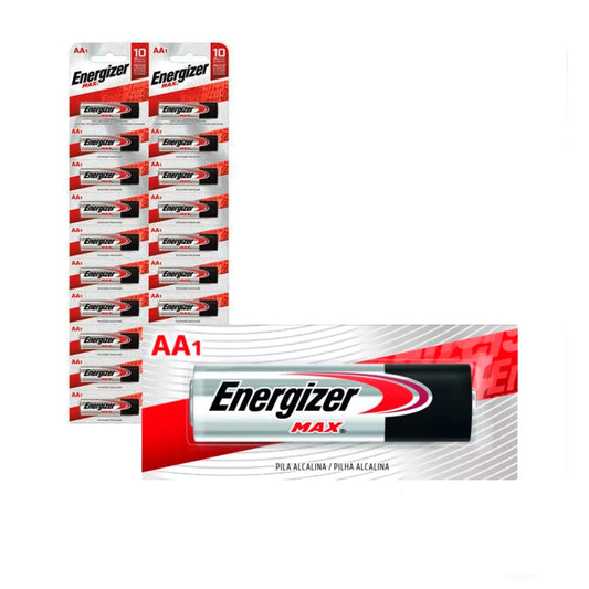Pilas Energizer AA Alcalinas - Tira x10 Unidades