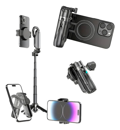 Palo de Selfie + Trípode Magnético MagSafe WEP P15 Mini