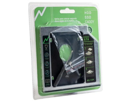 Adaptador Caddy Noga - Segundo Disco en Laptop
