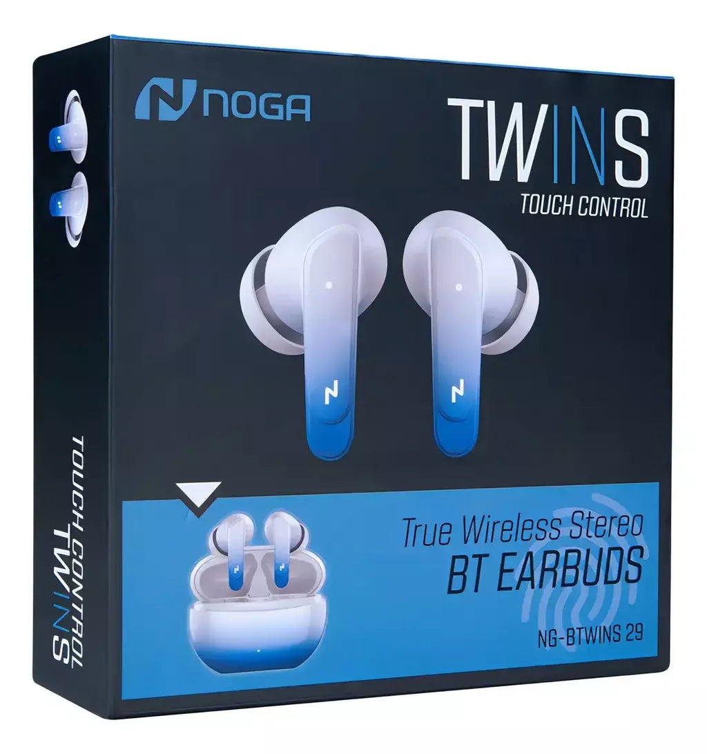 Auricular Twins Noga NG-BTWINS 29 - Intrauditivos Bluetooth