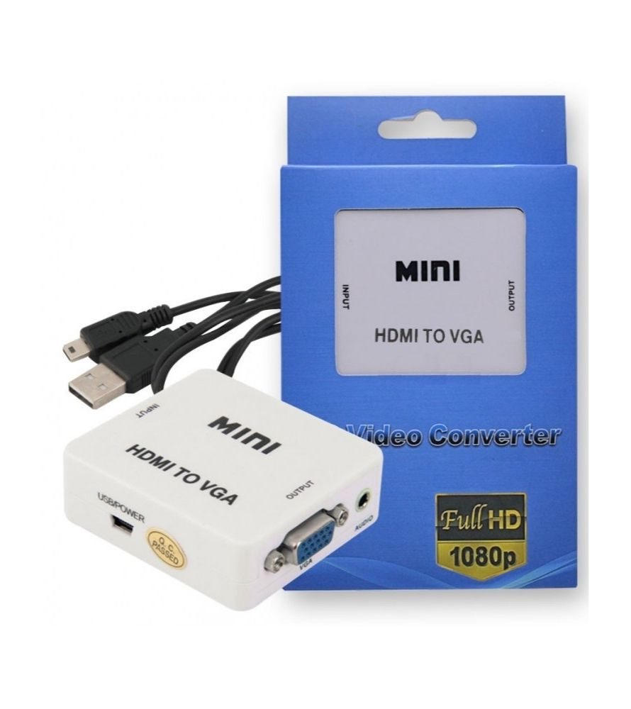 Conversor HDMI a VGA Full HD 1080p