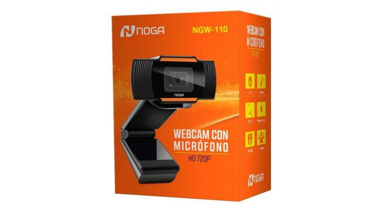 Webcam NOGA NGW-110 720p HD con Micrófono