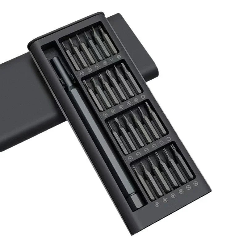 Destornillador con 24 Puntas Imantadas GJ-CT24 - Kit de Herramientas para Electrónica