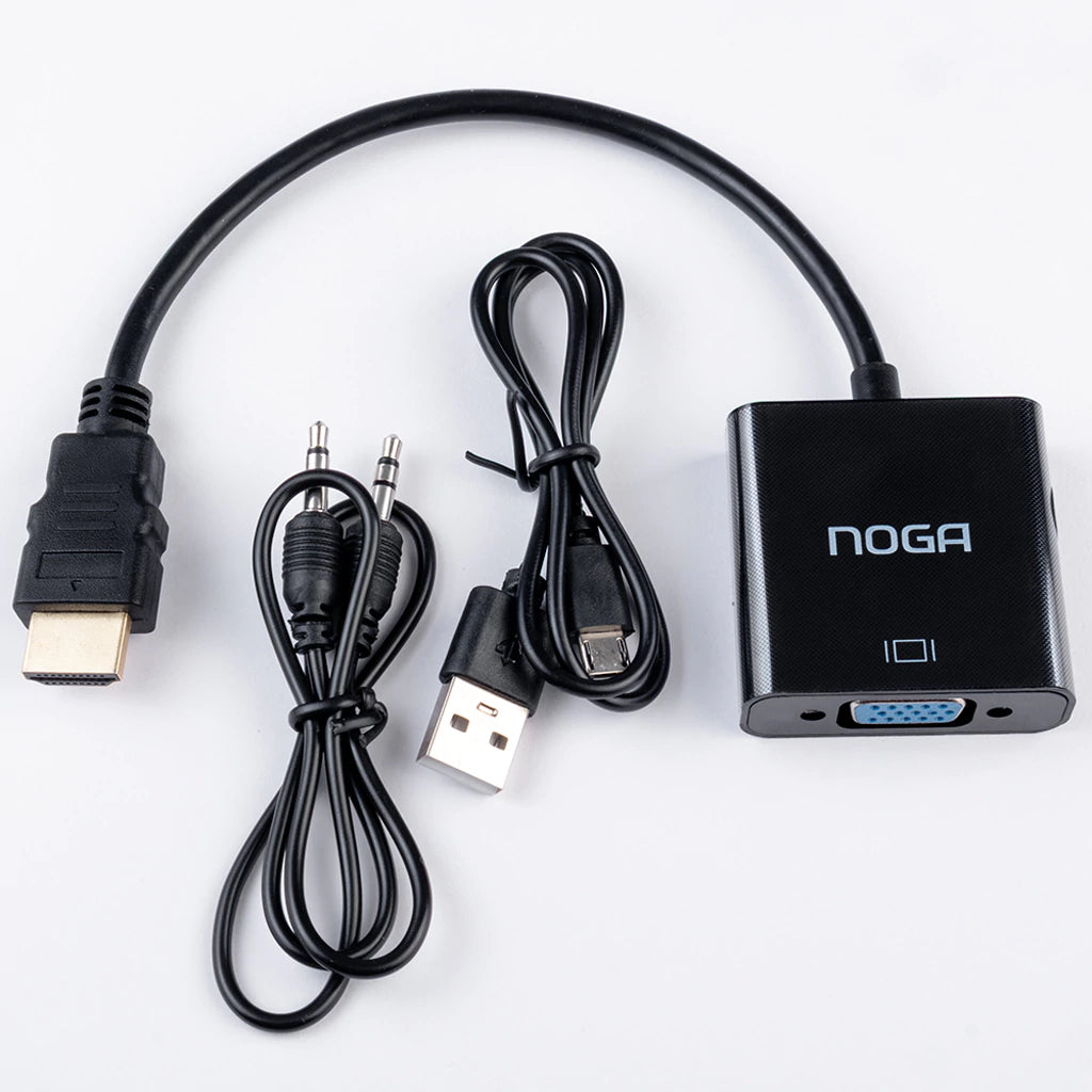 Cable Conversor VGA a HDMI con Audio – NOGA
